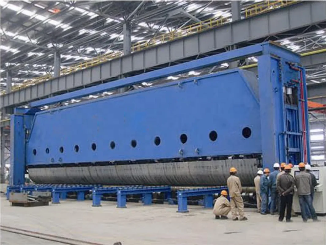 Shipbuilding Heavy Plate Forming Solution equipment application at Hualu Equipment