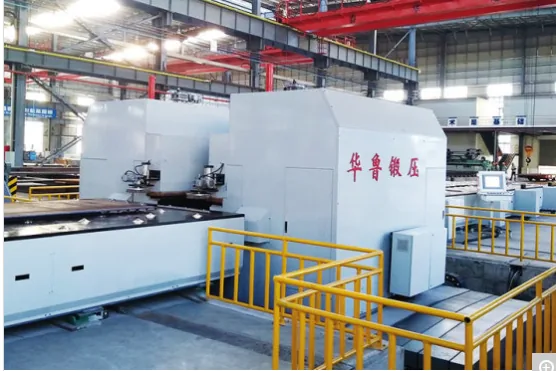 Plate Beveling Weld Preparation Project equipment application at Hualu Equipment