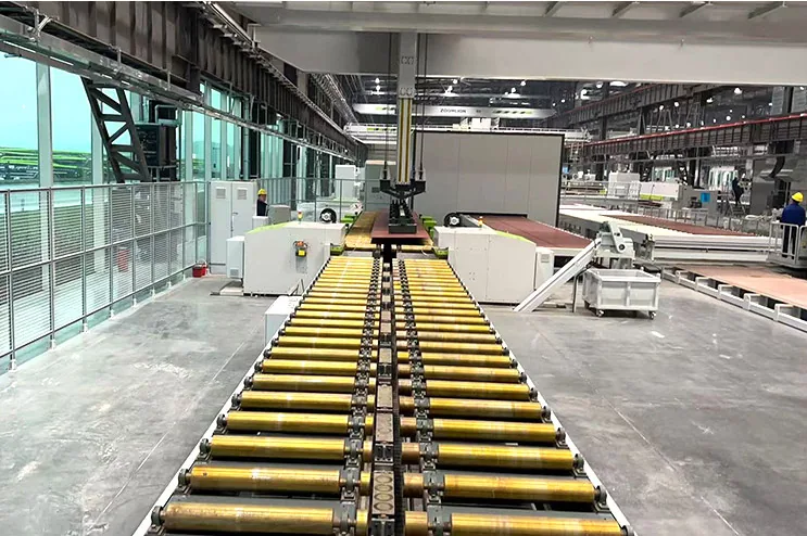Wind Tower Plate Beveling Machine equipment application at Hualu Equipment