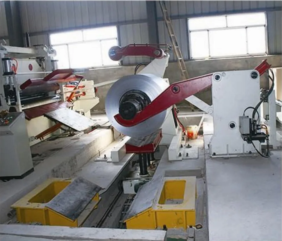 Tower Manufacturing High Strength Steel Digital Control Processing Line equipment application at Hualu Equipment