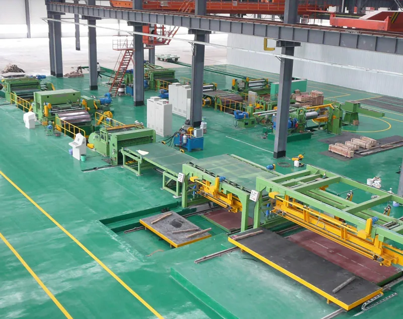 Metal Processing Coil Steel Robotic Welding Processing Line equipment application at Hualu Equipment