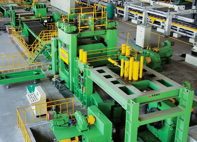 Cnc Cut To Length Line equipment application at Hualu Equipment