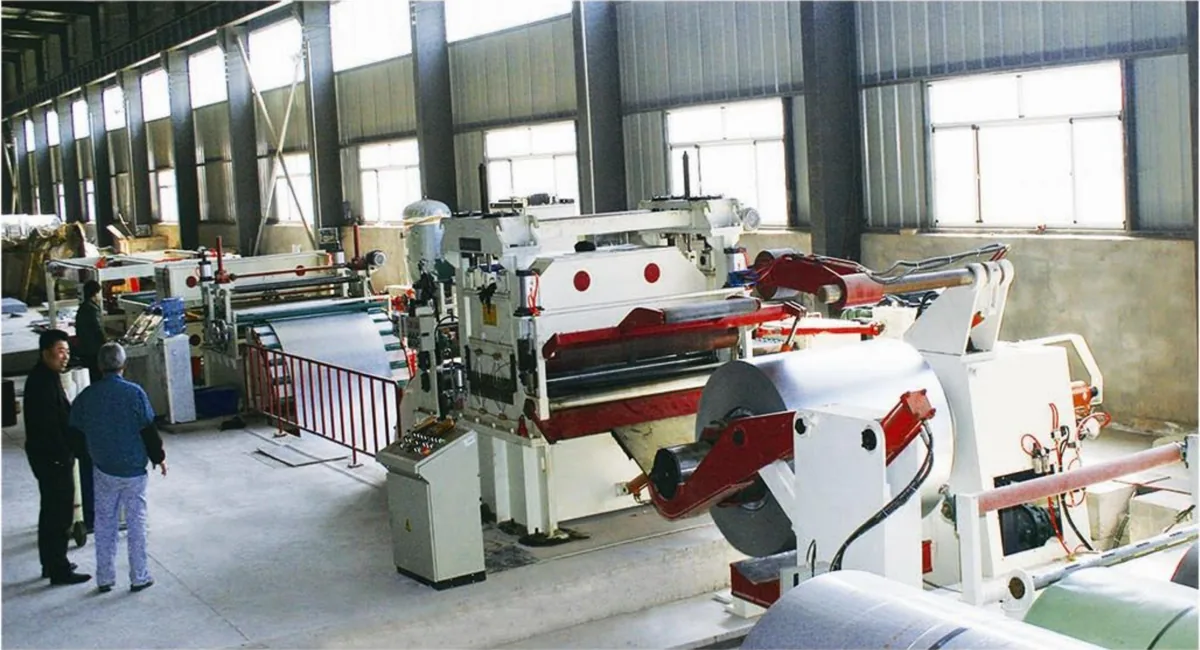 Automatic Heavy Plate Ctl Line equipment application at Hualu Equipment