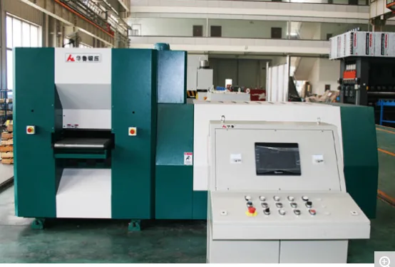 Non Ferrous Metal Leveler equipment application at Hualu Equipment