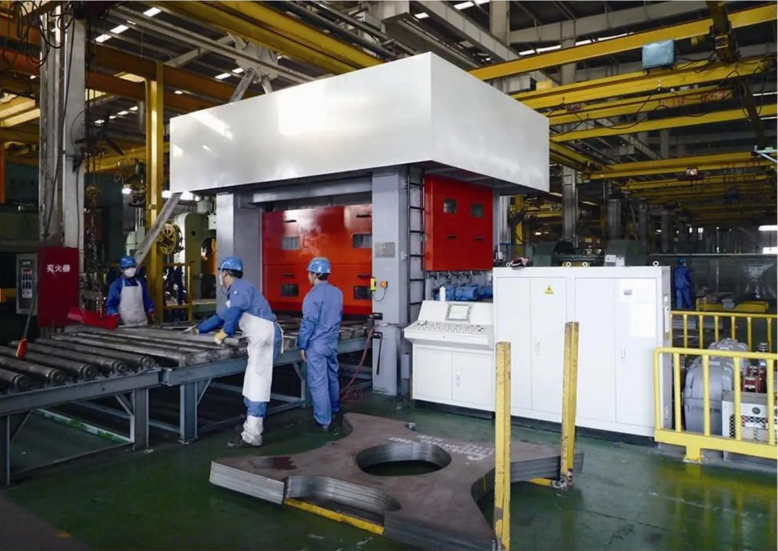High Strength Steel Leveling Project equipment application at Hualu Equipment