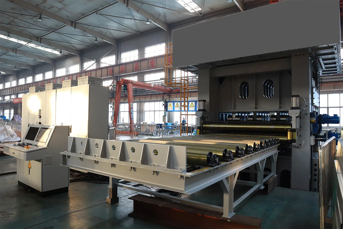 Aluminum Precision Leveling Machine equipment application at Hualu Equipment