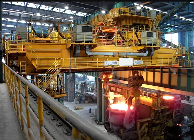Metallurgical Bridge Cranes equipment application at Hualu Equipment
