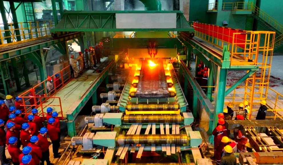 Steel Plant Secondary Cooling Line equipment application at Hualu Equipment