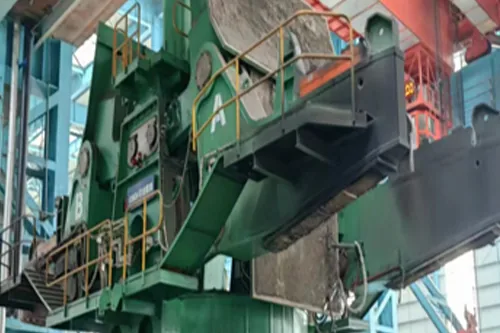 Plate Slab Transfer Crane equipment application at Hualu Equipment