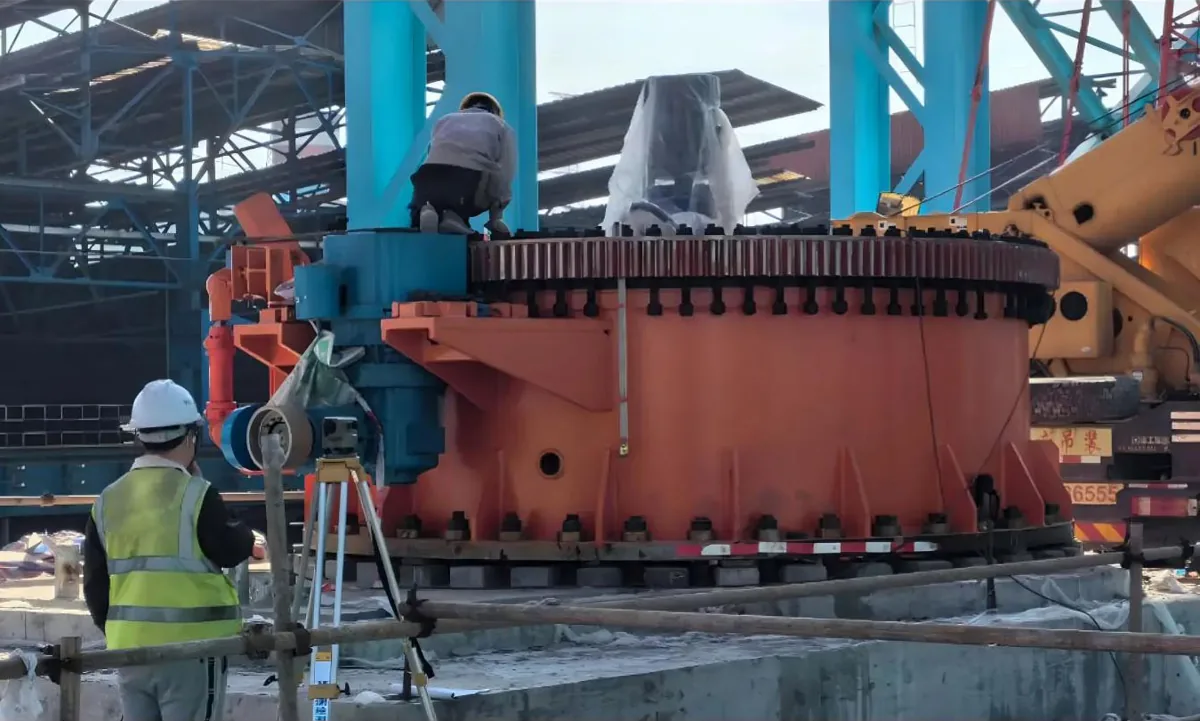 Heavy Duty Ladle Turret equipment application at Hualu Equipment
