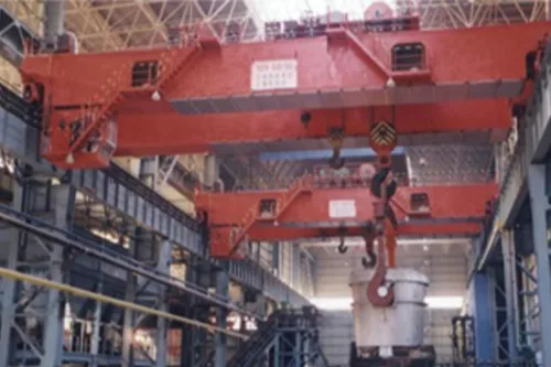 Heavy Duty Metallurgical Crane equipment application at Hualu Equipment