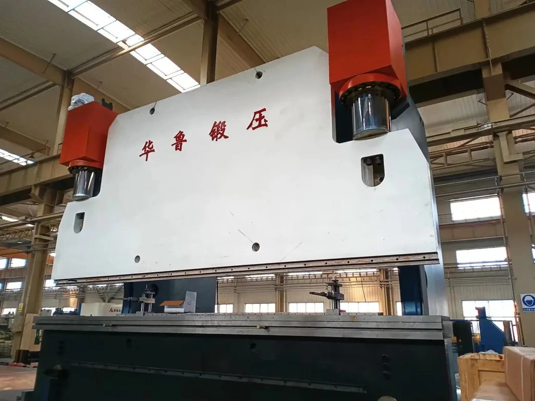 Hydraulic Press Brake Heavy Fabrication Project equipment application at Hualu Equipment