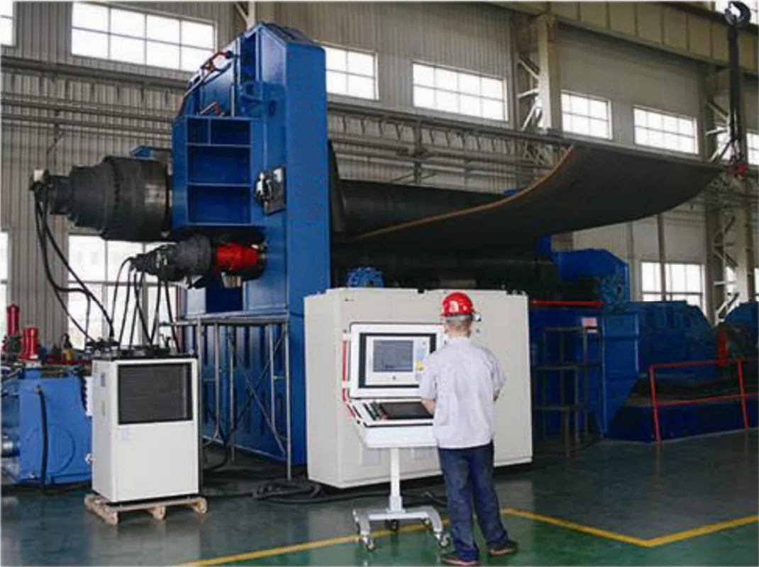 Thick Plate Bending Technology equipment application at Hualu Equipment