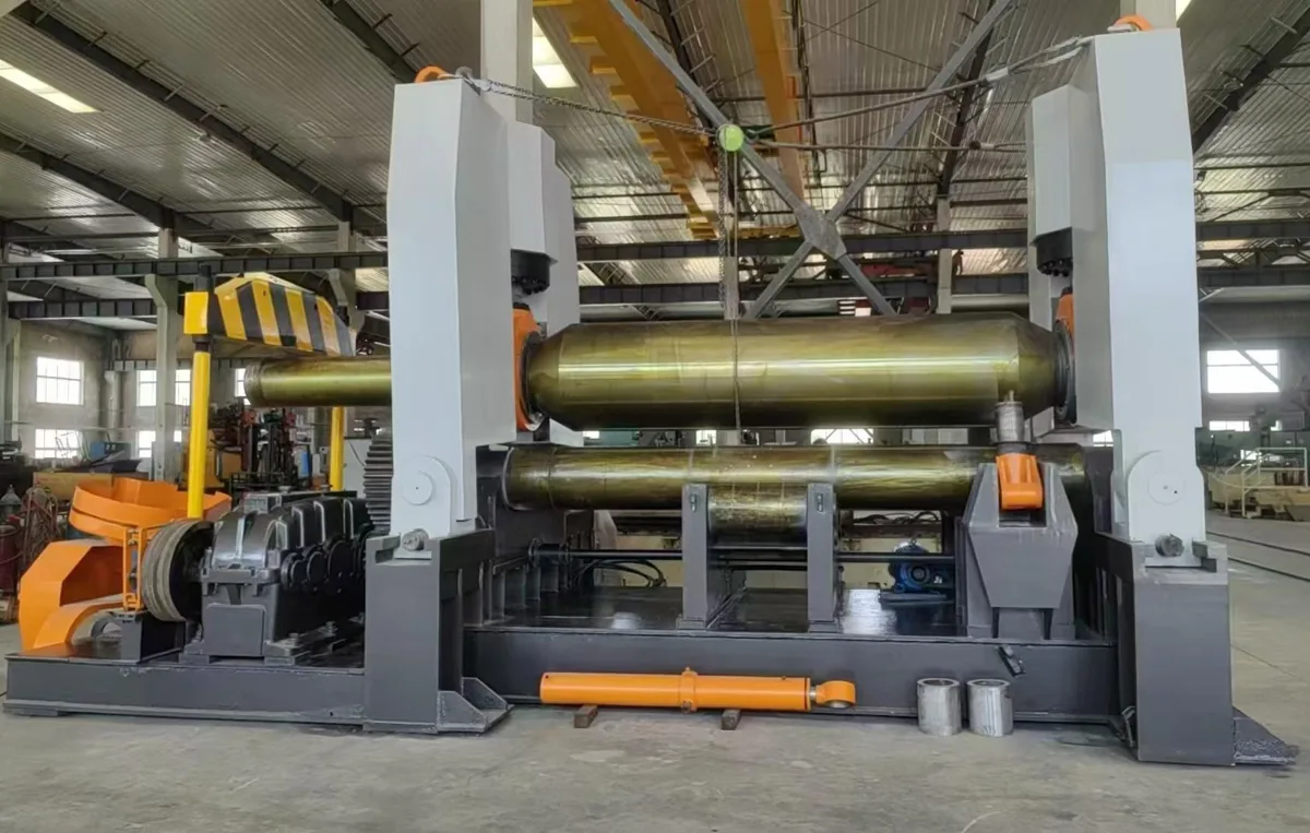 Naval Steel Plate Rolling Machine equipment application at Hualu Equipment