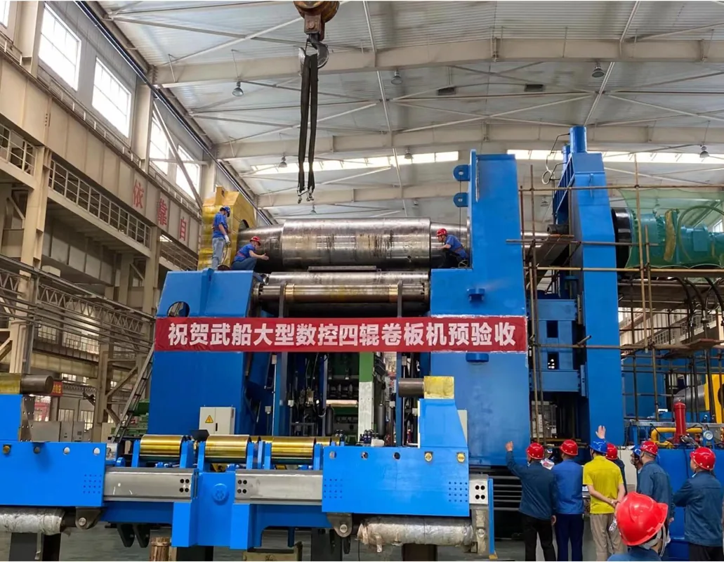 Hydraulic System Maintenance for Plate Rolling Machines equipment application at Hualu Equipment
