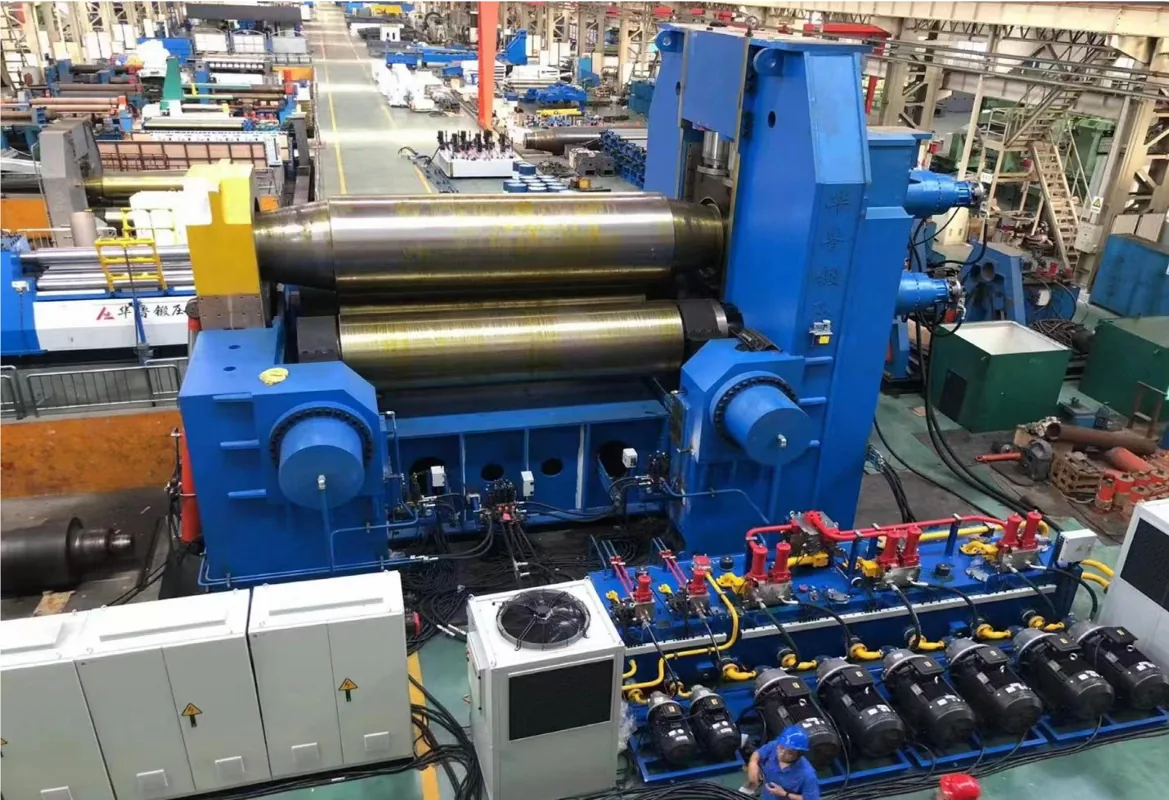Factory Acceptance Test for Plate Rolling Machines equipment application at Hualu Equipment