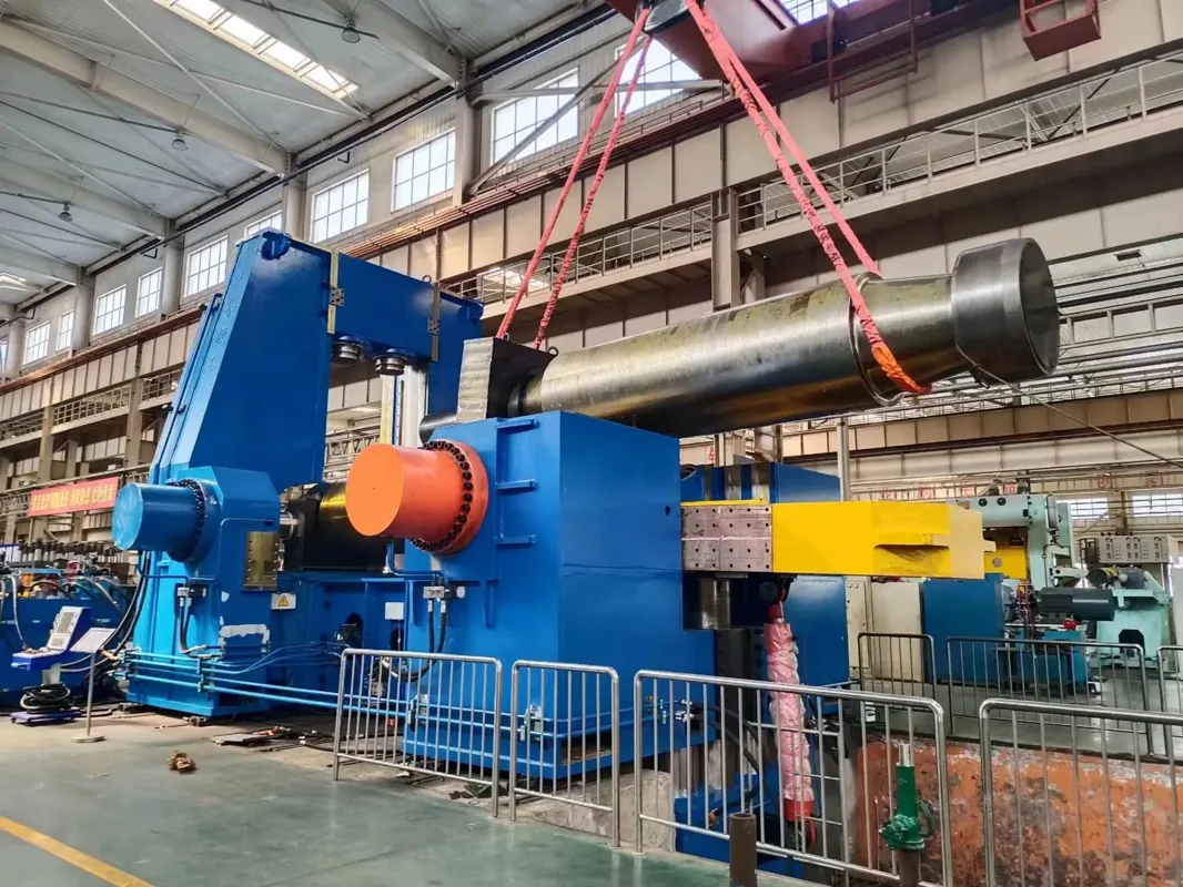 Shipyard Heavy Plate Rolling Machine equipment application at Hualu Equipment