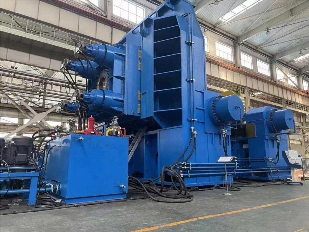 Precision 4 Roll Plate Bending Machine equipment application at Hualu Equipment