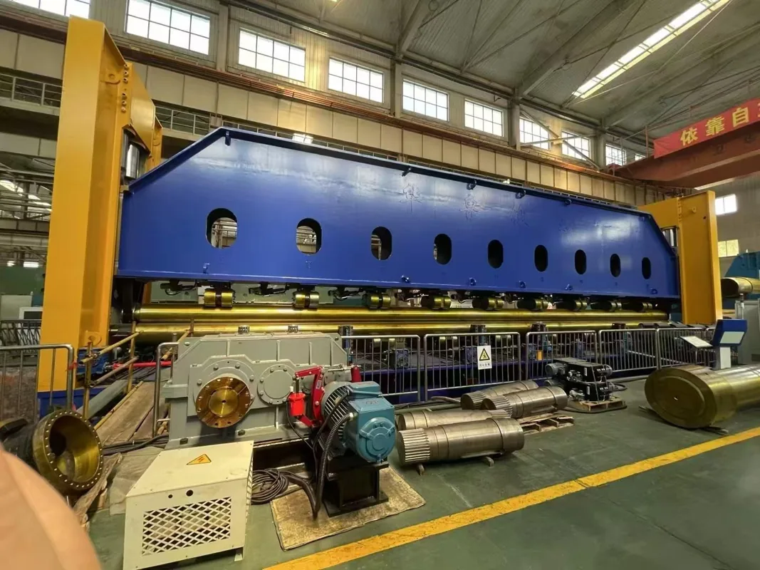 Shipbuilding Plate Rolling Machine equipment application at Hualu Equipment