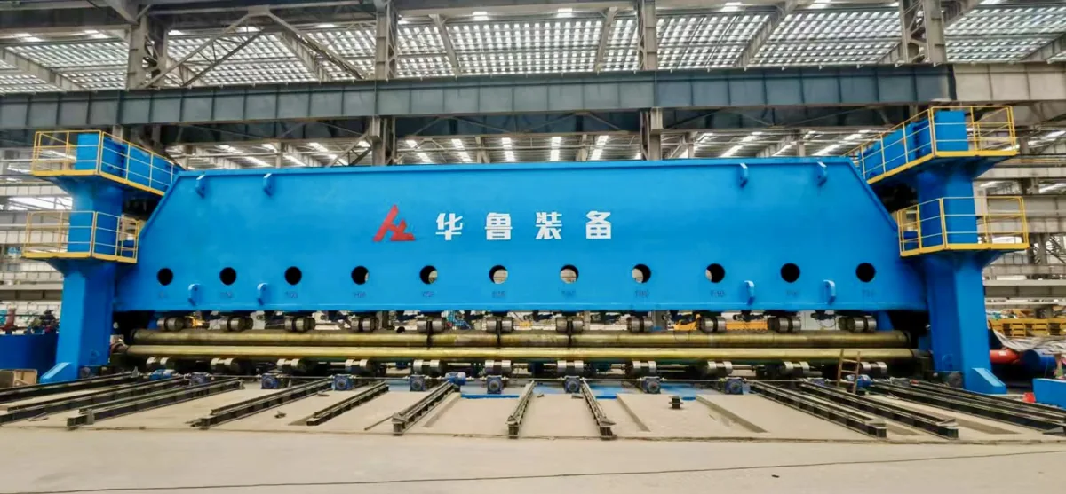 Offshore Foundation Rolling Project equipment application at Hualu Equipment