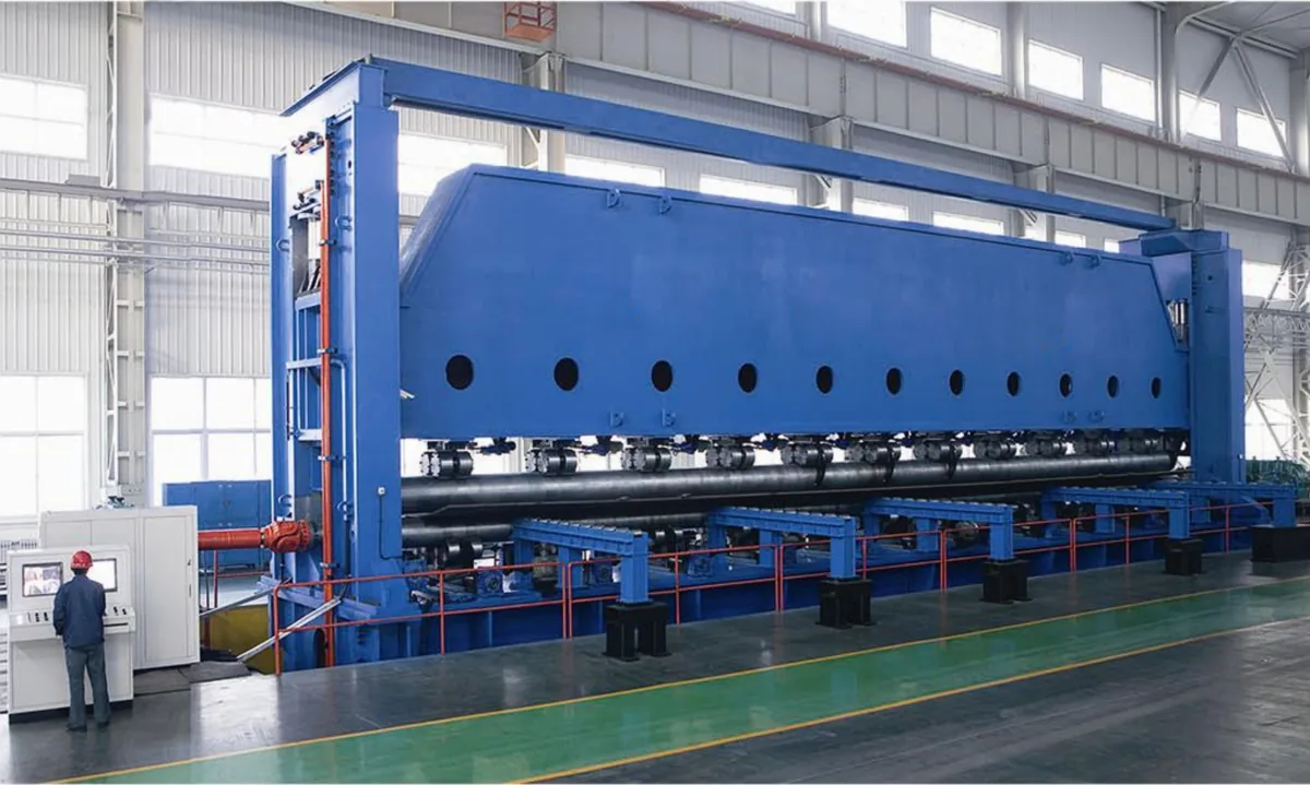 Wind Energy Marine Grade Steel Servo Control Processing Equipment equipment application at Hualu Equipment