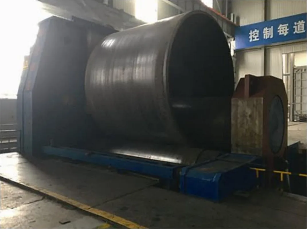 Variable Geometry 3 Roll Plate Rolling Machine equipment application at Hualu Equipment