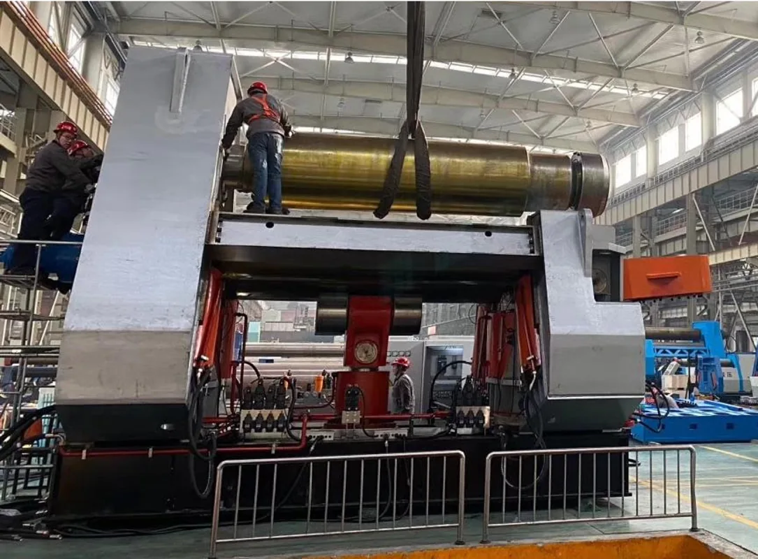 Wind Energy Industrial Metal Coil Handling Industrial Machinery equipment application at Hualu Equipment