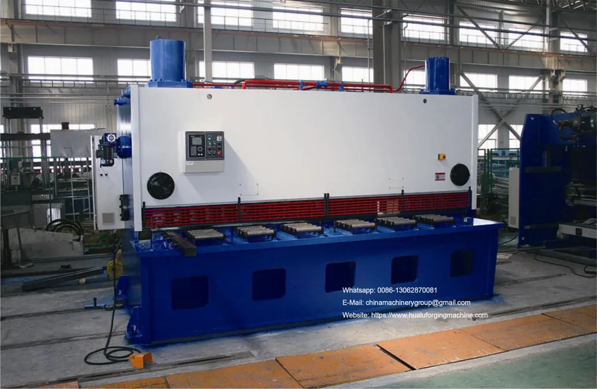 Cnc Feeding And Shearing Cell equipment application at Hualu Equipment