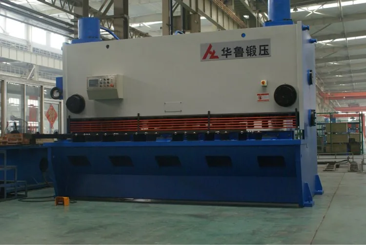 Hydraulic Plate Cutting Shear equipment application at Hualu Equipment