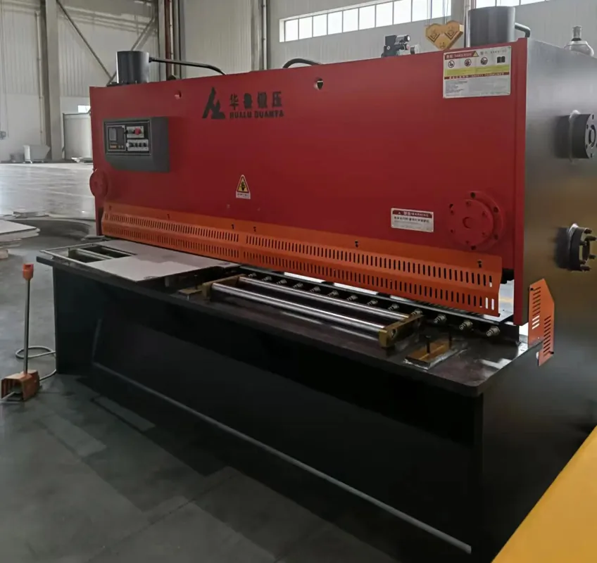 High Tonnage Plate Shearing Machine equipment application at Hualu Equipment