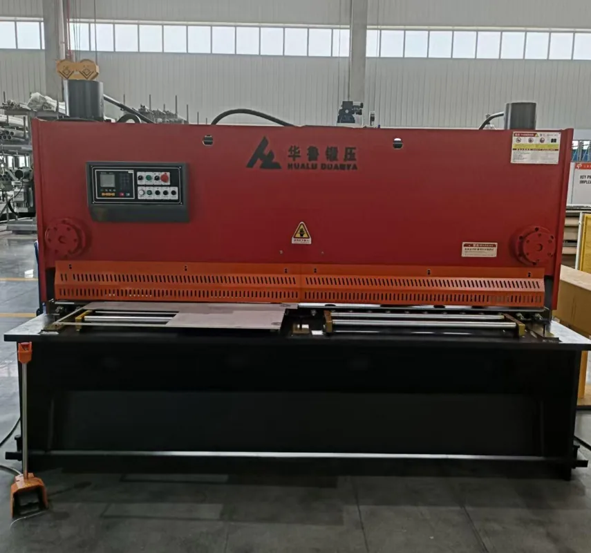 Hydraulic Heavy Gauge Shear equipment application at Hualu Equipment