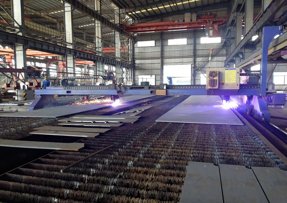 Cnc Feeding And Shearing Cell equipment application at Hualu Equipment