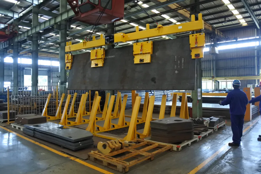 Plate Loading and Stacking System equipment application at Hualu Equipment